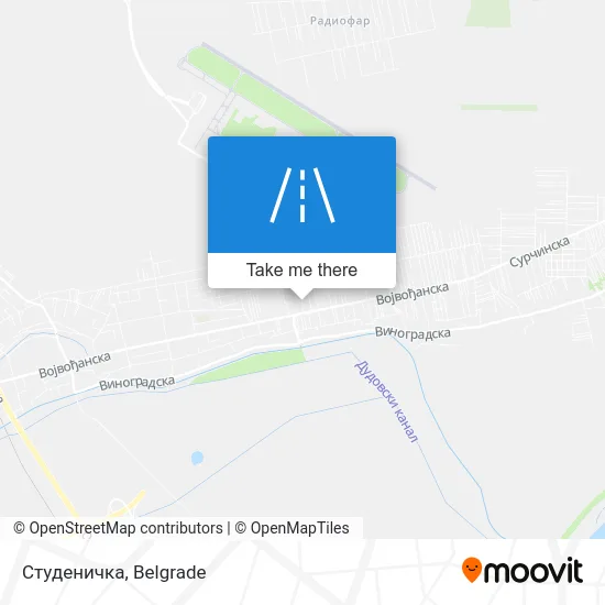 Студеничка map