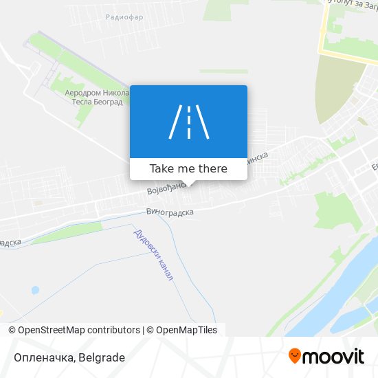 Опленачка map