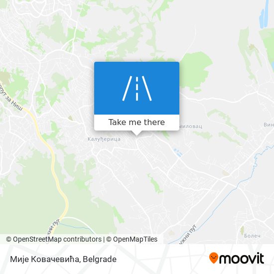 Мије Ковачевића map