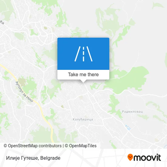 Илије Гутеше map