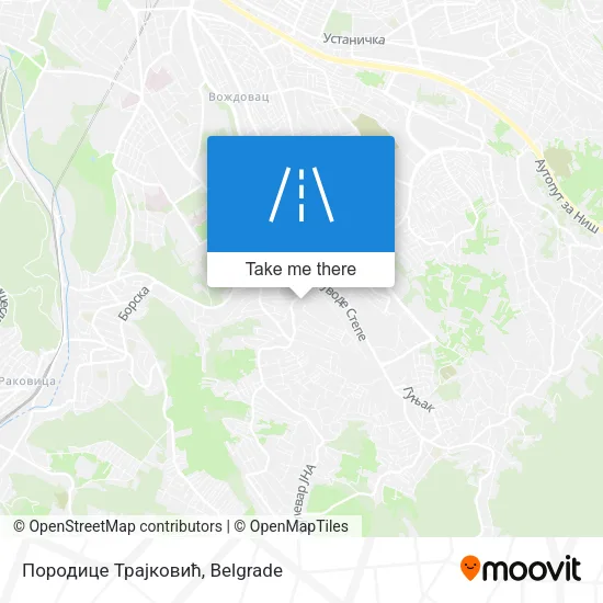 Породице Трајковић map