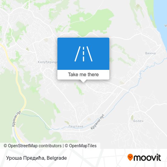 Уроша Предића map