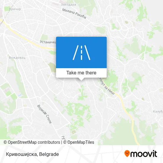 Кривошијска map