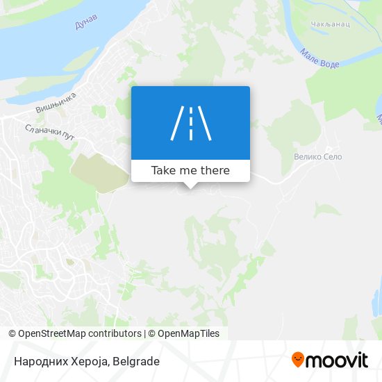 Народних Хероја map