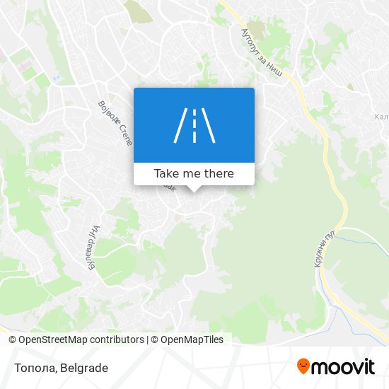 Топола map