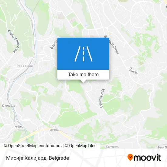 Мисије Халијард map