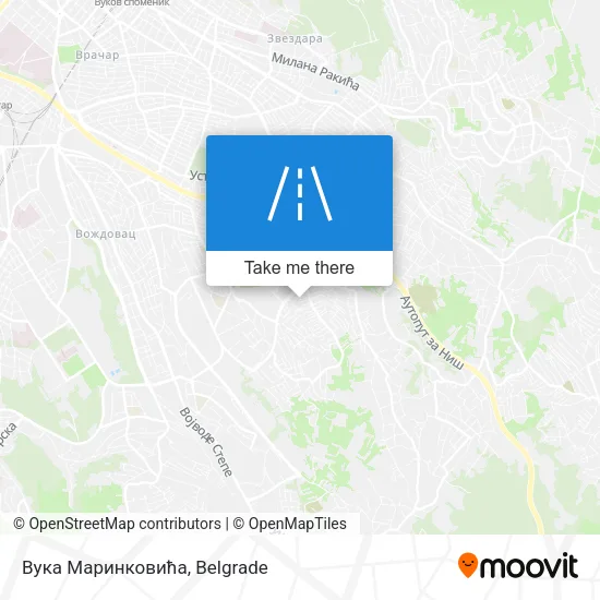 Вука Маринковића map