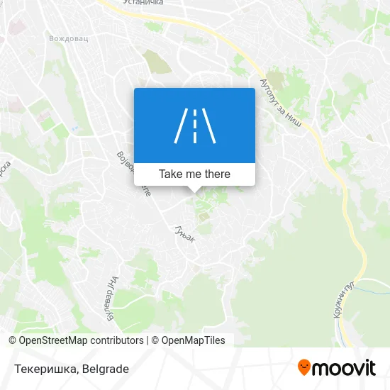 Текеришка map