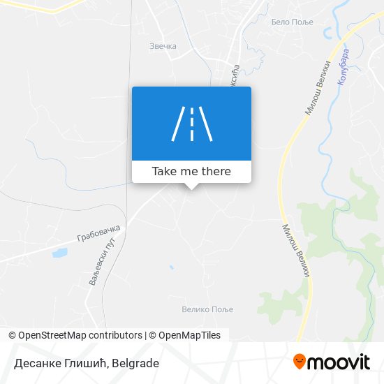 Десанке Глишић map