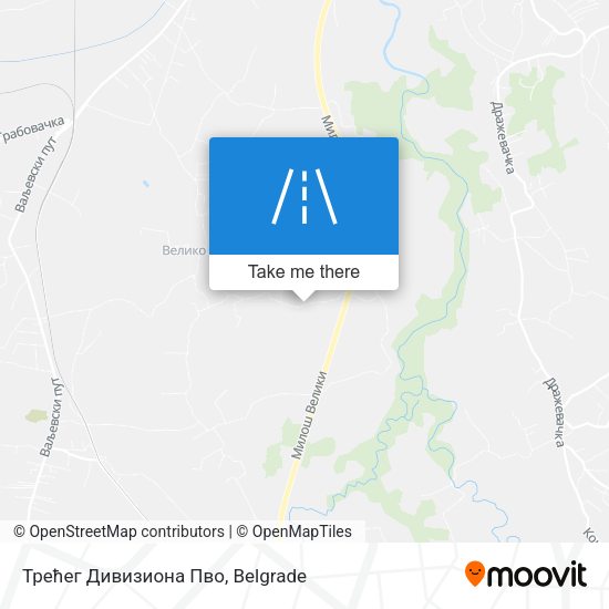 Трећег Дивизиона Пво map