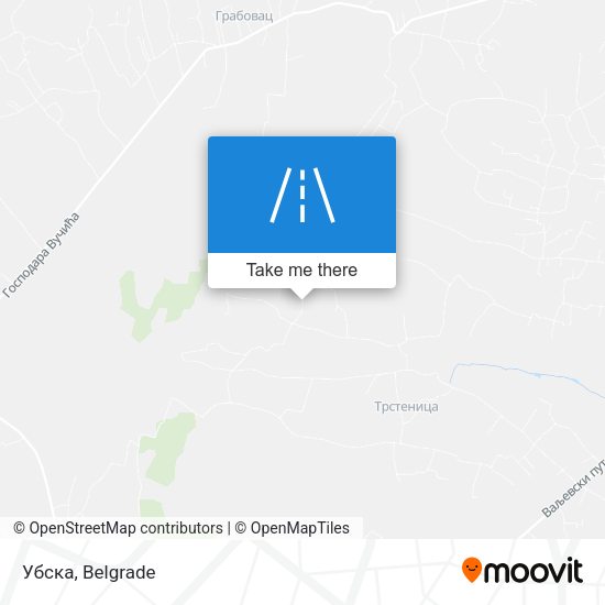 Убска map