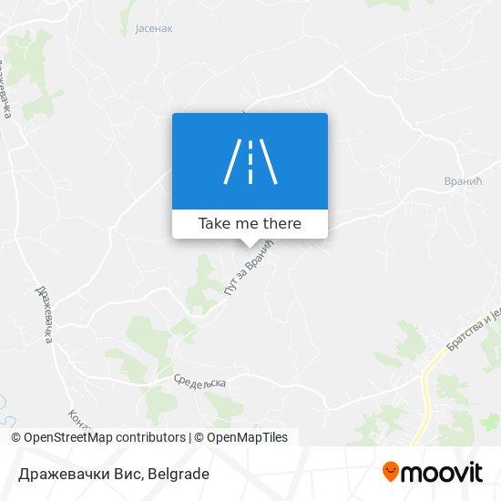 Дражевачки Вис map