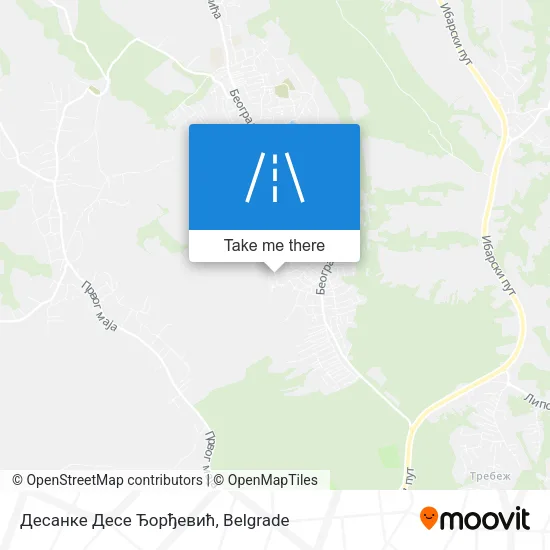 Десанке Десе Ђорђевић map