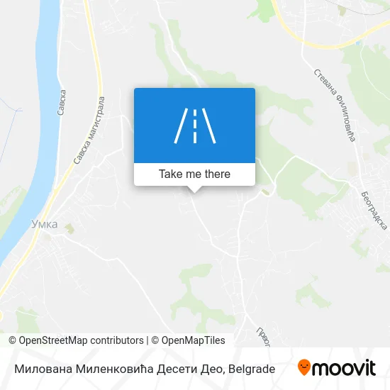 Милована Миленковића Десети Део map