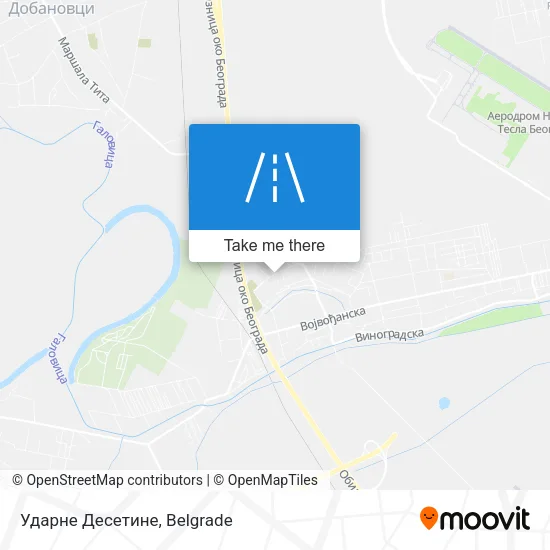 Ударне Десетине map