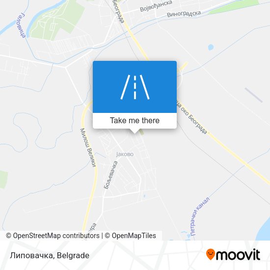 Липовачка map