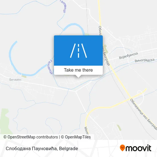 Слободана Пауновића map