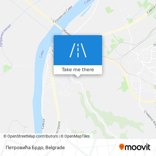 Петровића Брдо map