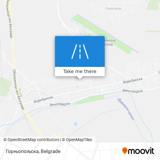 Горњопољска map