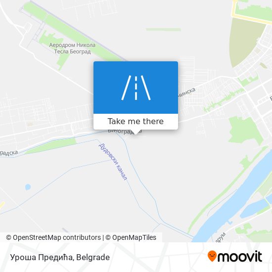 Уроша Предића map