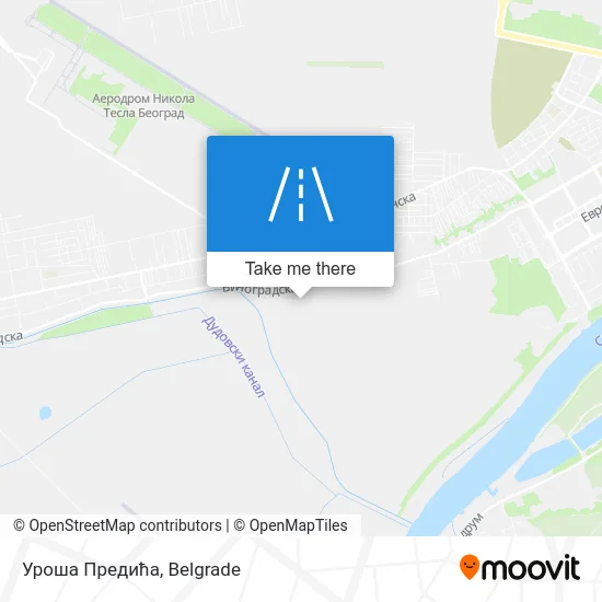 Уроша Предића map