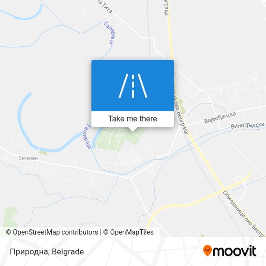 Природна map