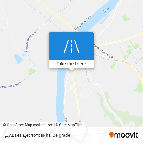 Душана Деспотовића map