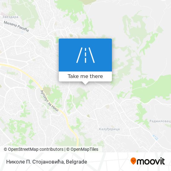 Николе П. Стојановића map