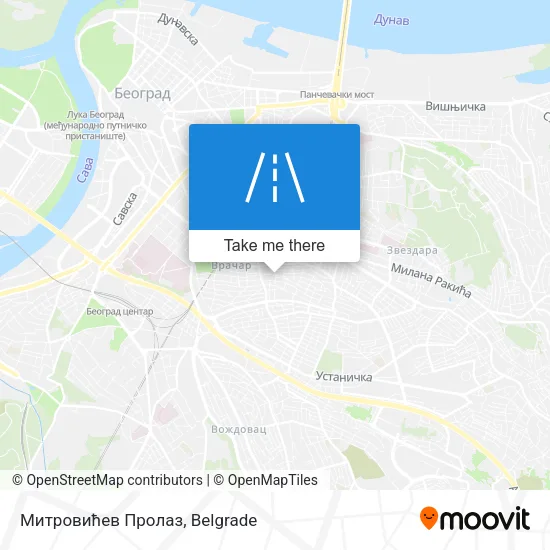 Митровићев Пролаз map