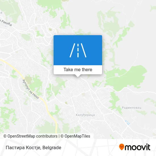 Пастира Костје map