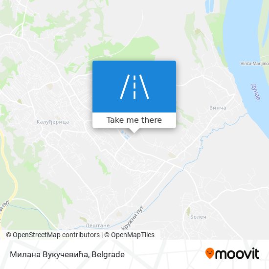 Милана Вукучевића map