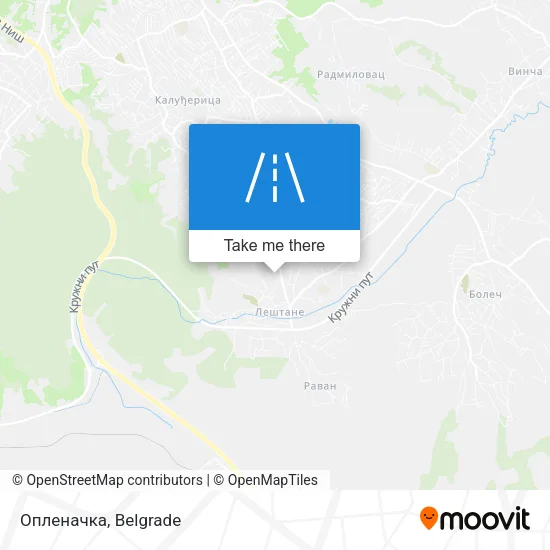 Опленачка map