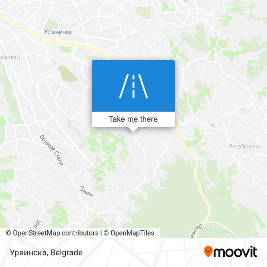 Урвинска map