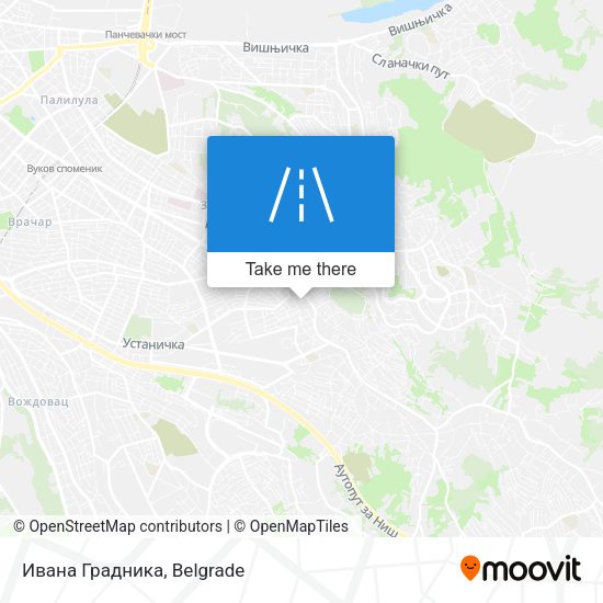 Ивана Градника map
