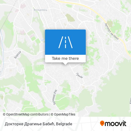 Докторке Драгиње Бабић map