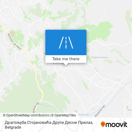 Драгољуба Стојановића Други Десни Прилаз map