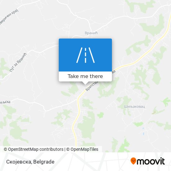 Скојевска map