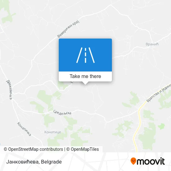 Јанковићева map
