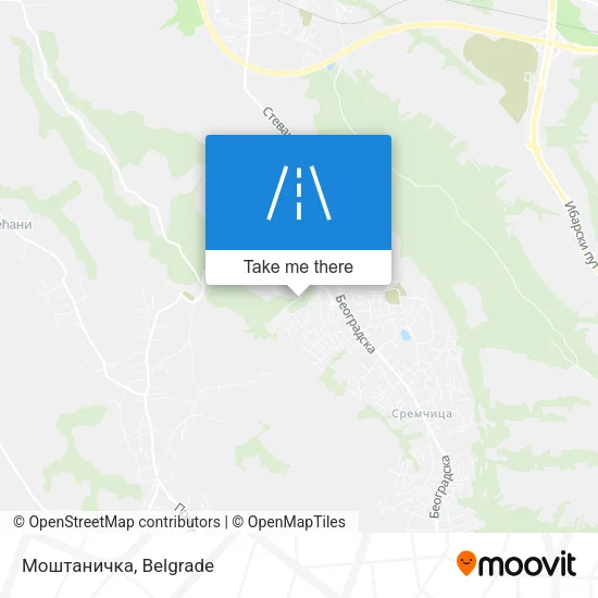 Моштаничка map