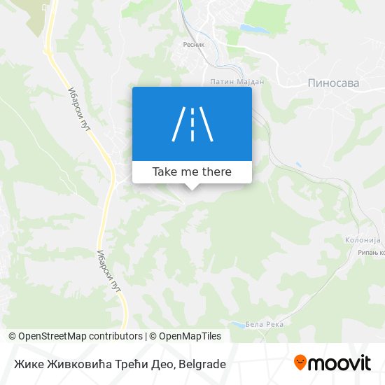 Жике Живковића Трећи Део map