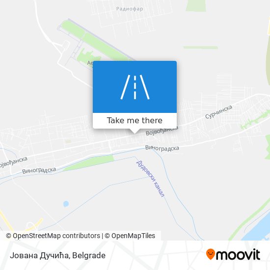 Јована Дучића map