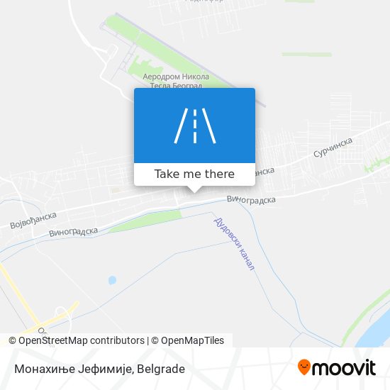 Монахиње Јефимије map