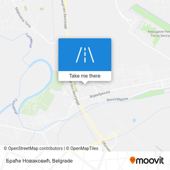 Браће Новаковић map
