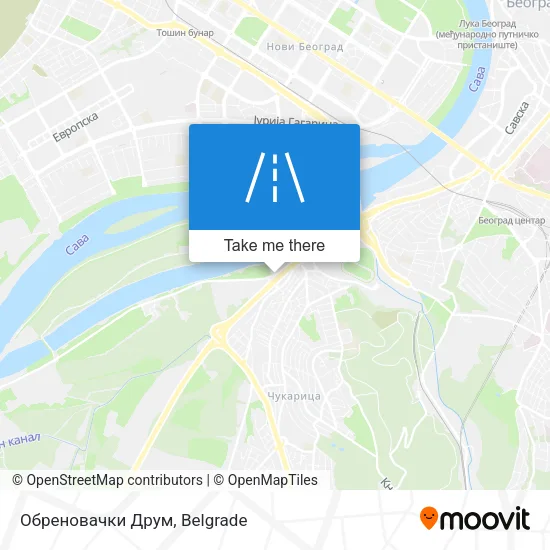 Обреновачки Друм map