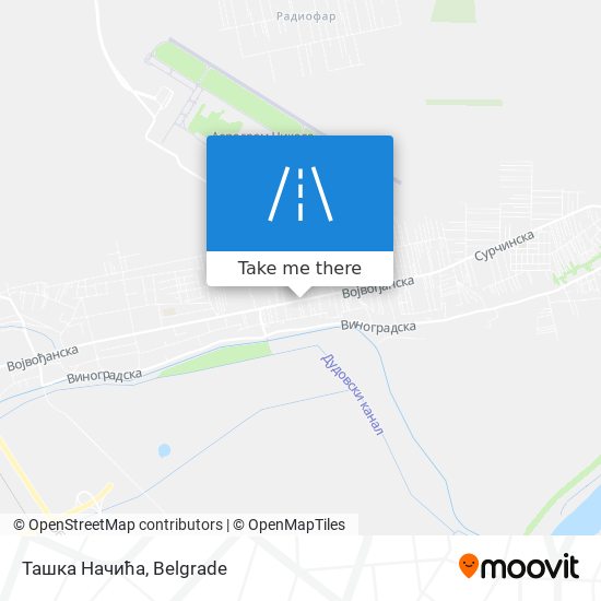 Ташка Начића map