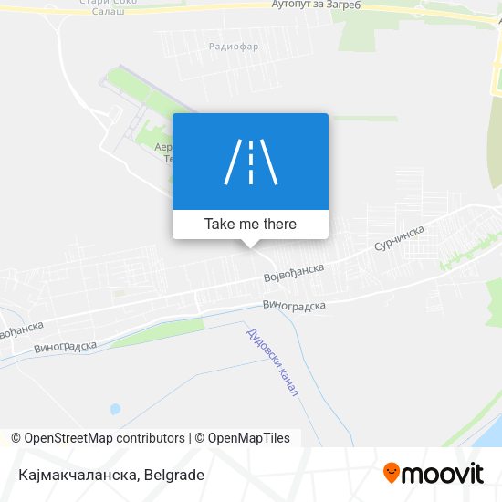 Кајмакчаланска map