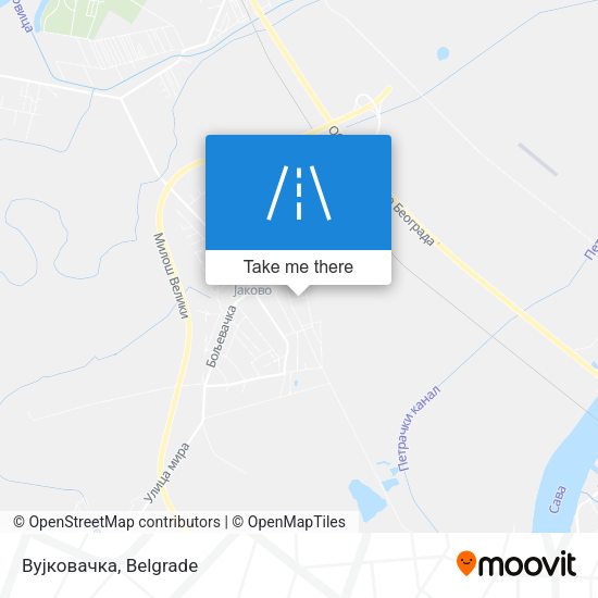 Вујковачка map