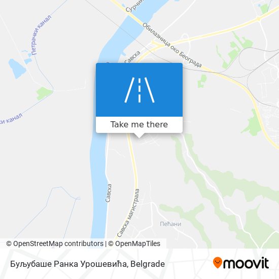 Буљубаше Ранка Урошевића map