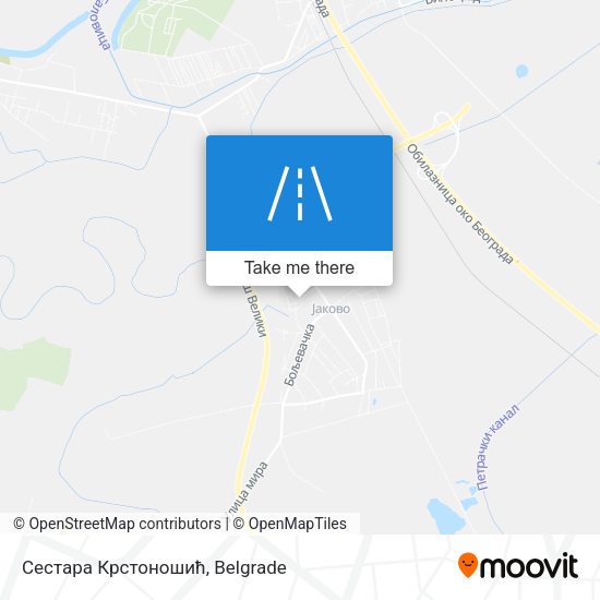 Сестара Крстоношић map