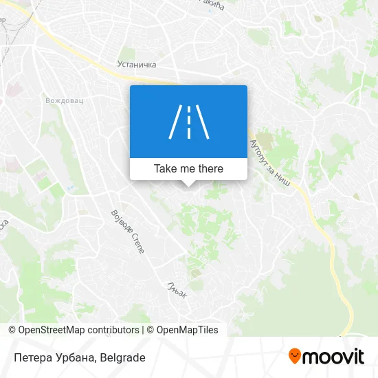 Петера Урбана map